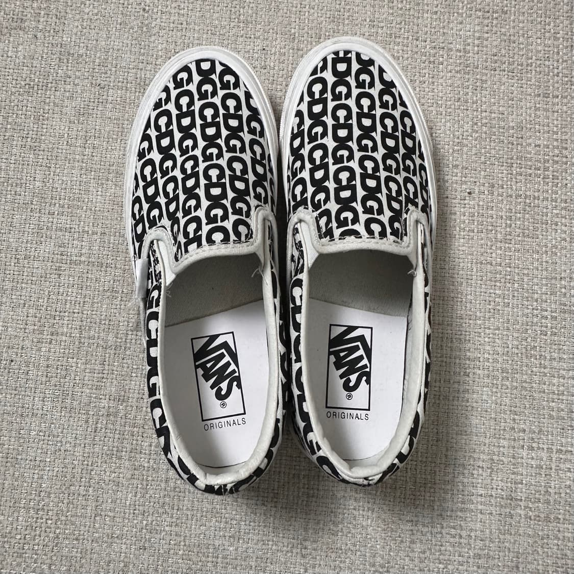 cdg x vans 슬립온 스니커즈 상품이미지5
