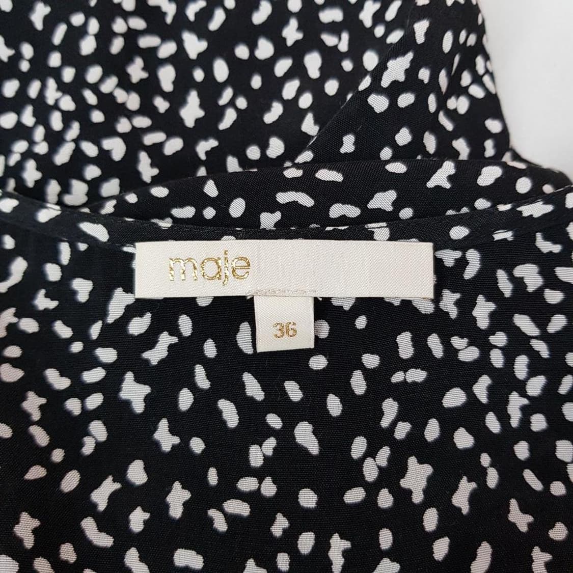 MAJE 마쥬 크레이프 프린트 원피스 36사이즈 상품이미지7