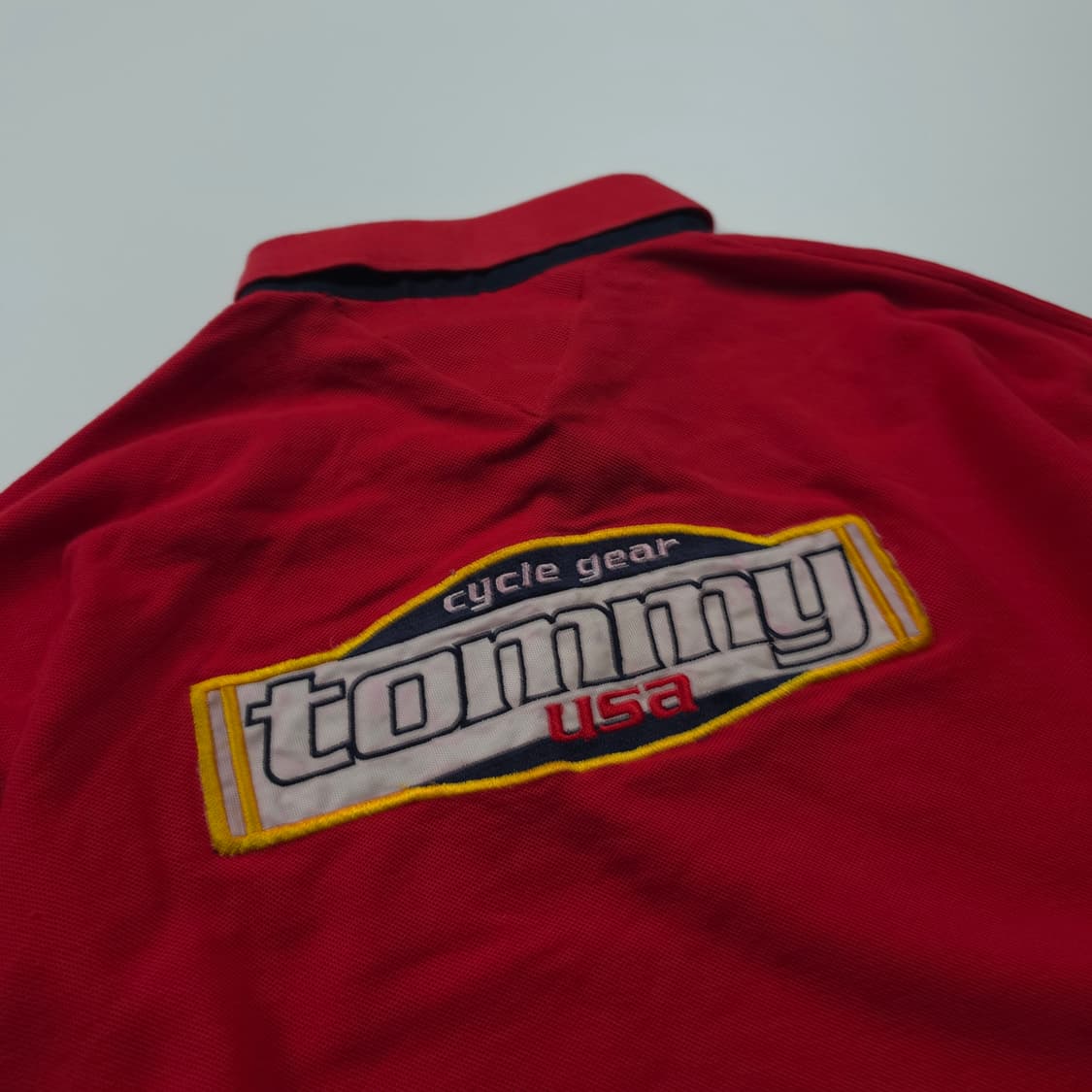 00s 타미힐피거 올드스쿨 세일링기어 빅로고 카라 롱슬리브 (XL) 상품이미지3