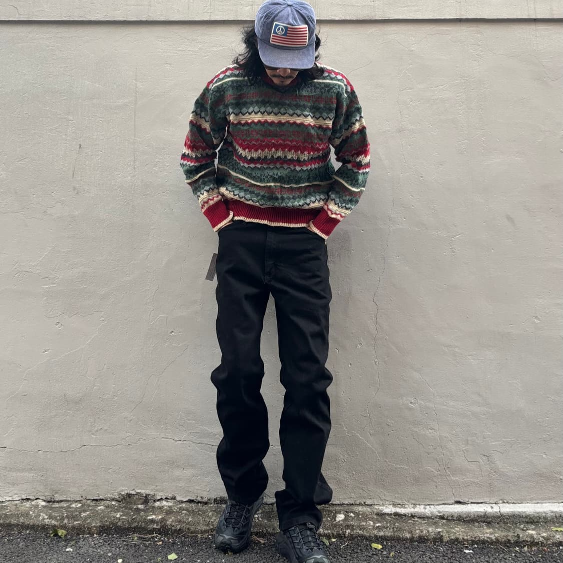 올드 랭글러 블랙 데님 팬츠 상품이미지3