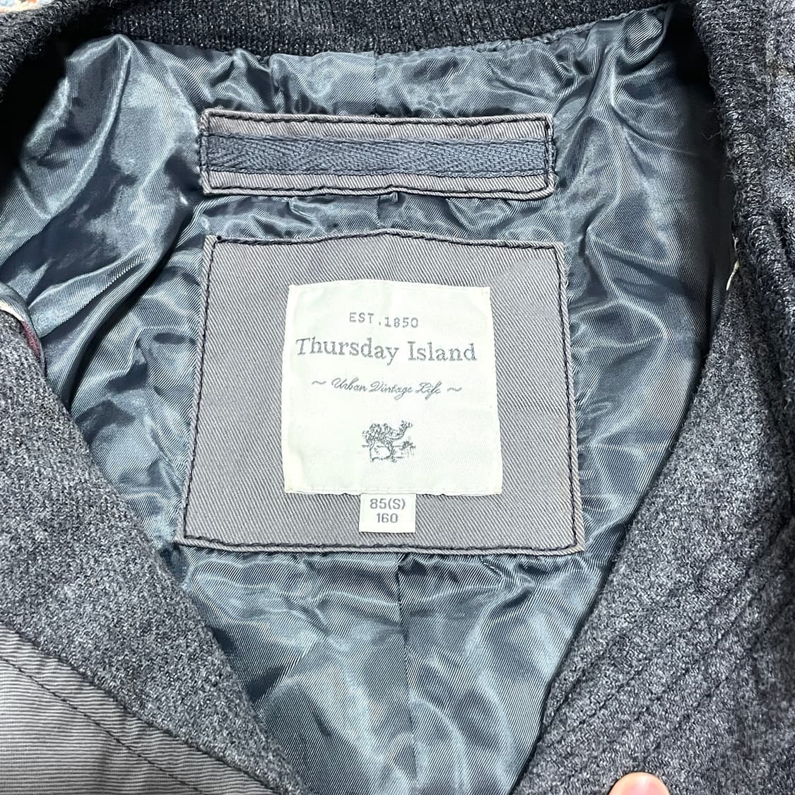 써스데이아일랜드 차콜 봄버자켓 여성S 상품이미지4