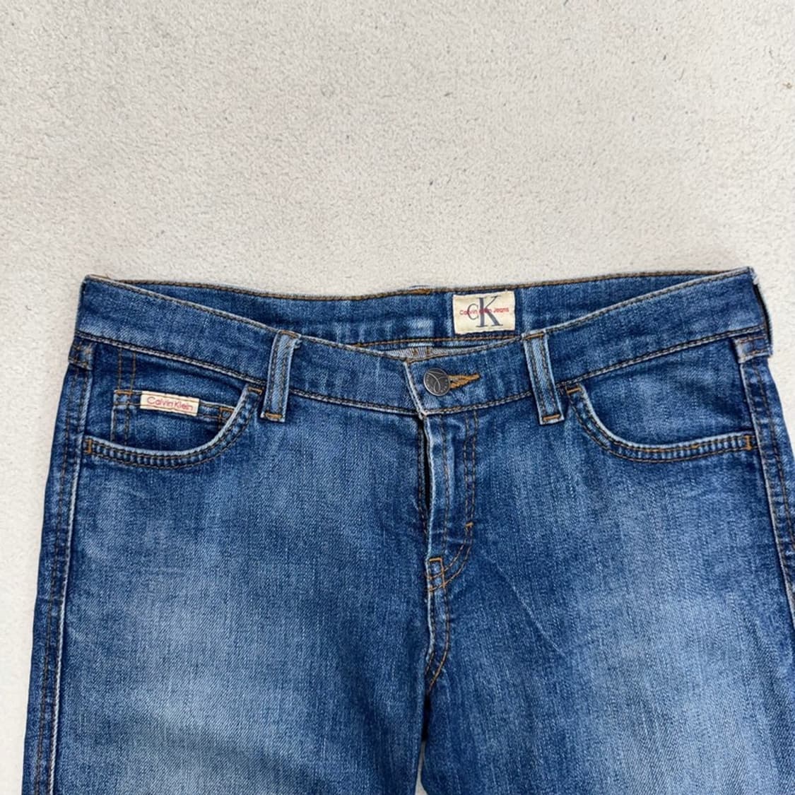 CALVIN KLEIN 중청 데님 팬츠 상품이미지2