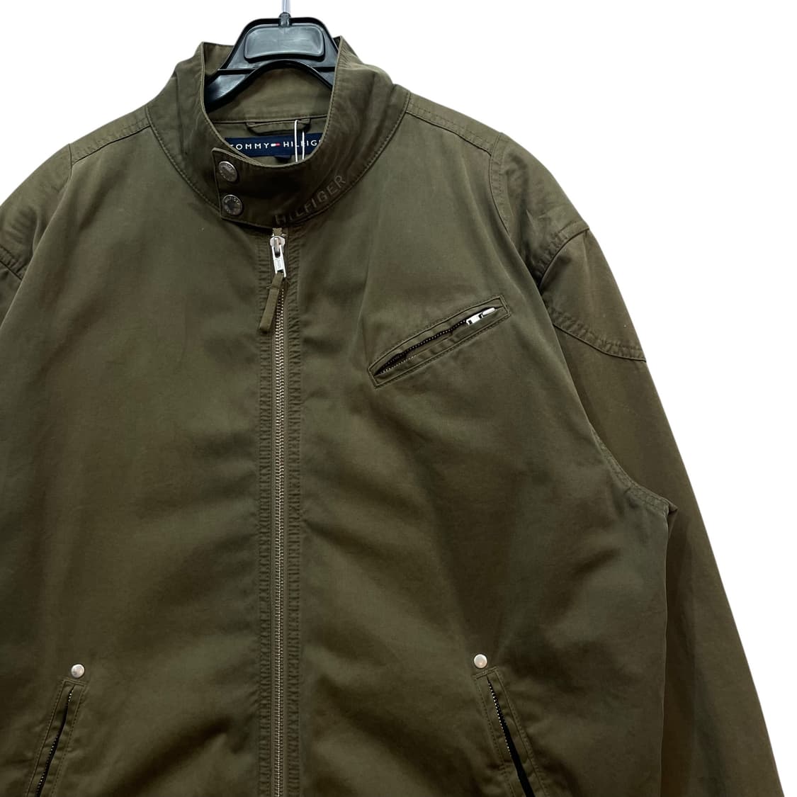 Tommy Hilfiger Olive Zip Jacket 상품이미지5