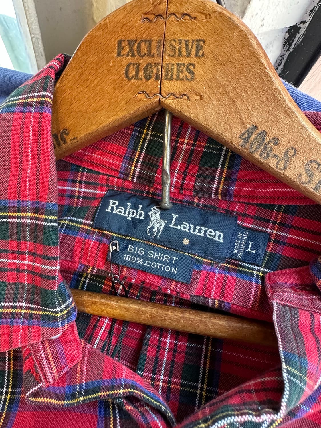 90s 폴로 랄프로렌 빅셔츠 상품이미지7