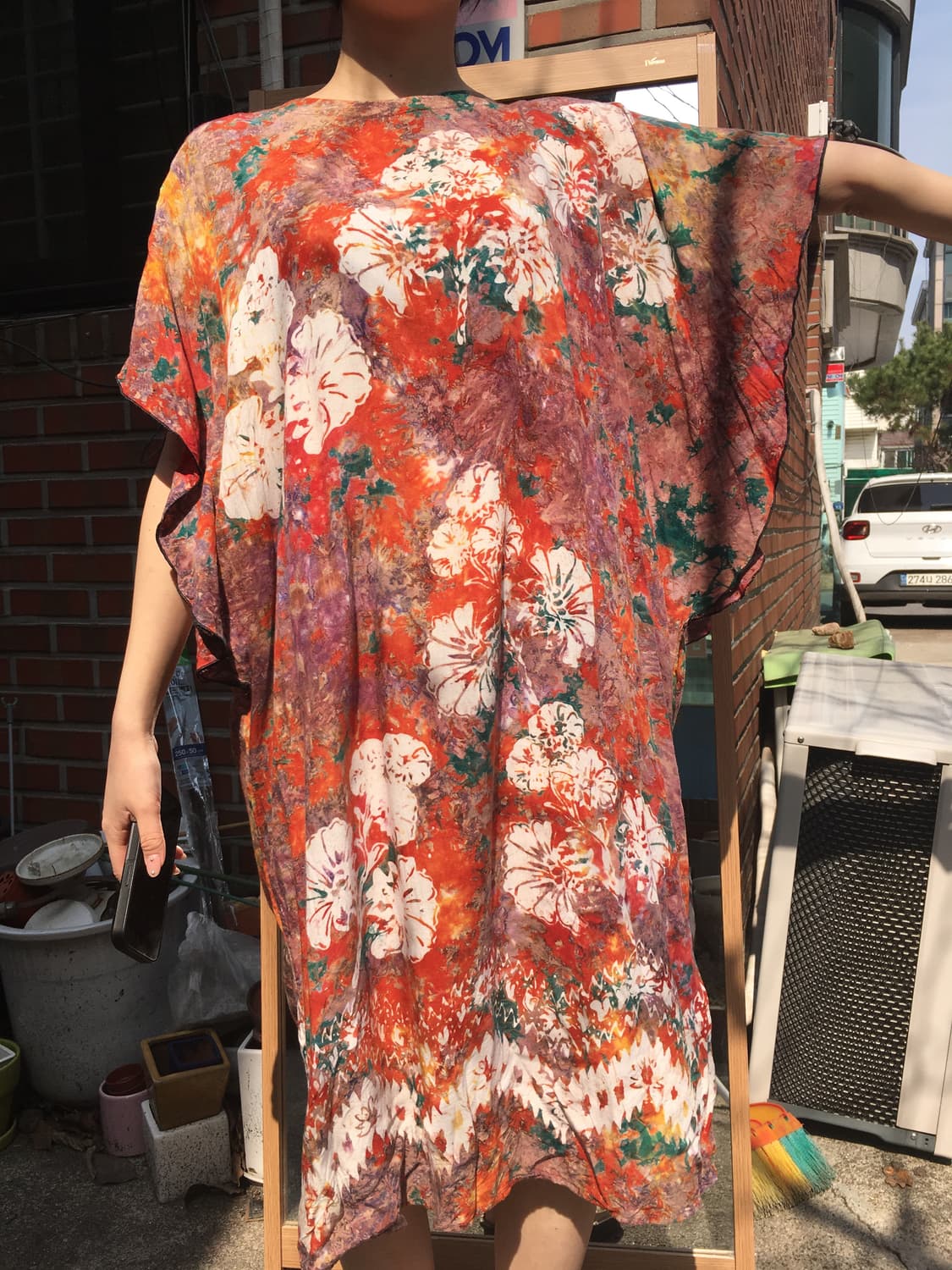 에스닉 카프탄 드레스 상품이미지1