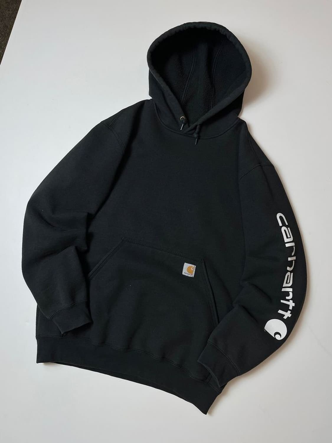 칼하트 오버핏 스펠아웃 로고 후드티 PN8758 상품이미지1