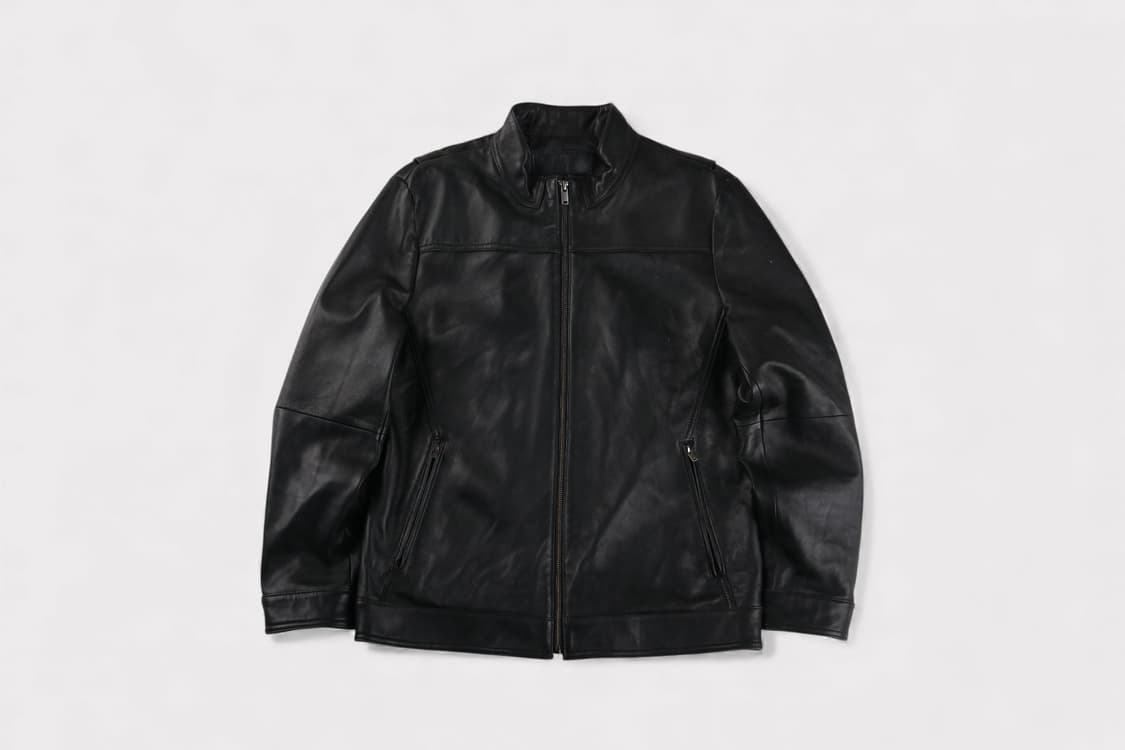 [L] 폴리스 양가죽 블루종 자켓 상품이미지1