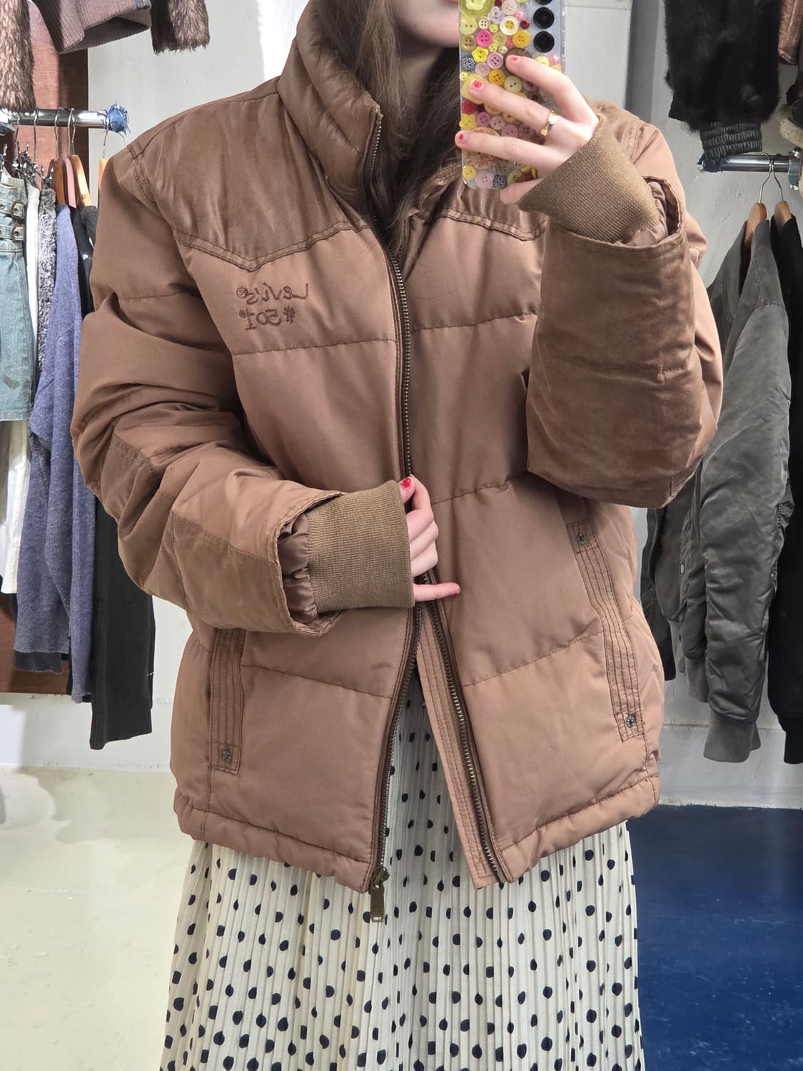 Levis 리바이스 샵501 패딩 상품이미지1