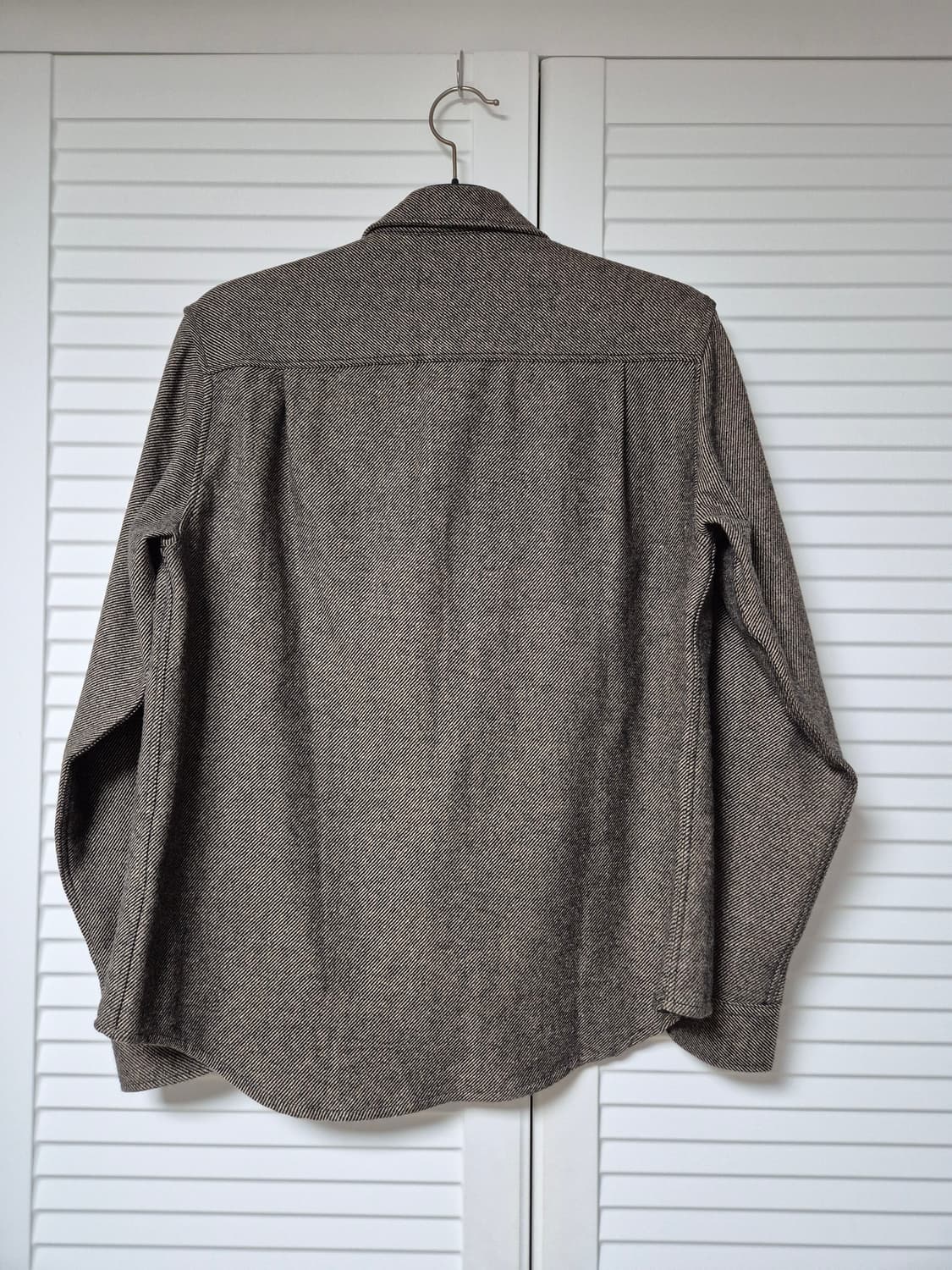 (M/48)토니웩 Brushed Wool Welt Pocket Shirt 상품이미지3