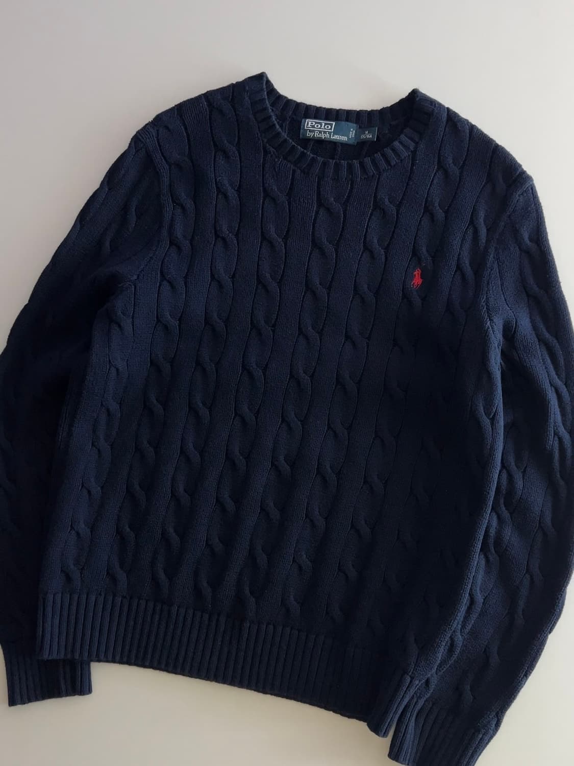 폴로 랄프로렌 케이블 니트 M 상품이미지3