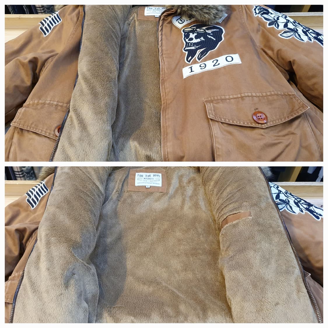 100.더매드니스 퍼 봄버자켓 상품이미지8