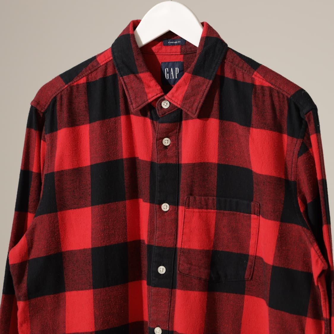 GAP 갭 오가닉코튼 체크 플란넬 셔츠 상품이미지3
