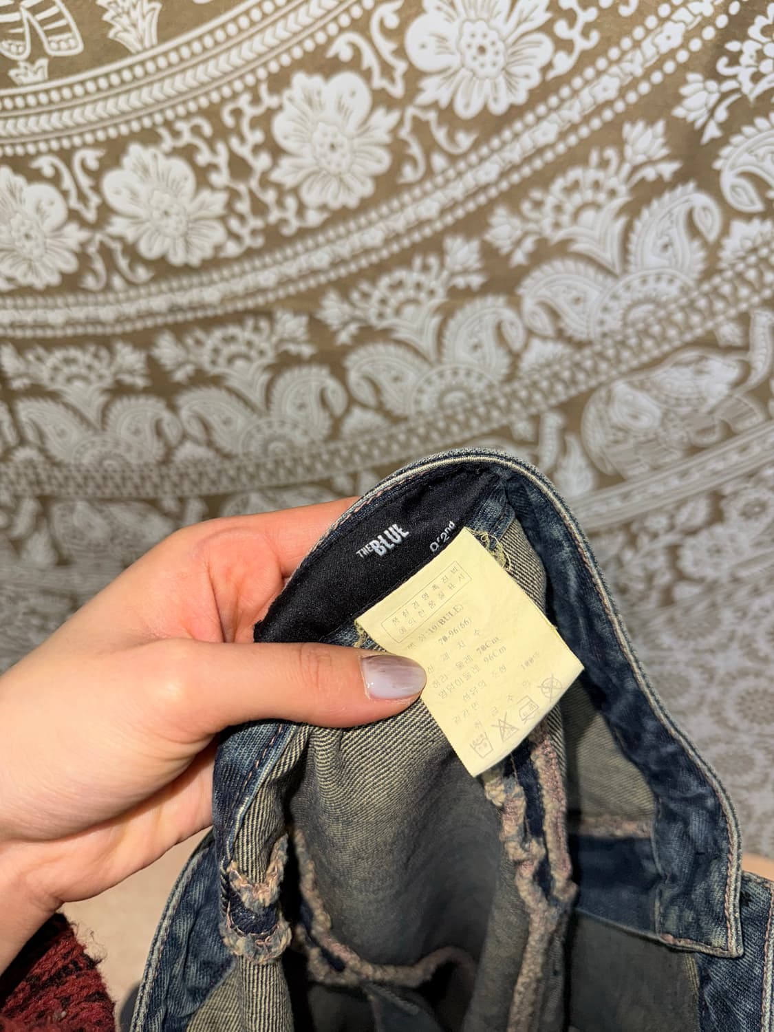 o’2nd 빈티지 워싱 데님 미디스커트  상품이미지6