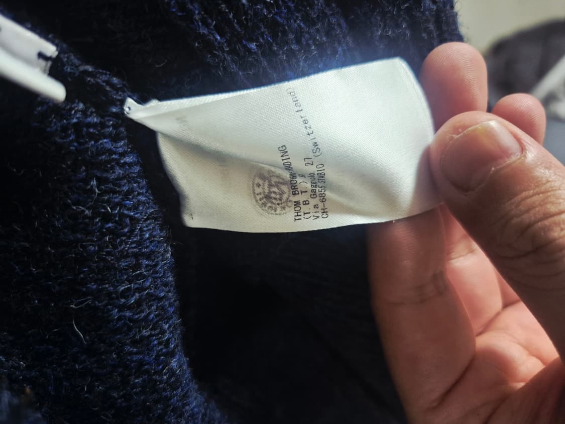 톰브라운 셰틀랜드 가디건3사이즈 상품이미지9