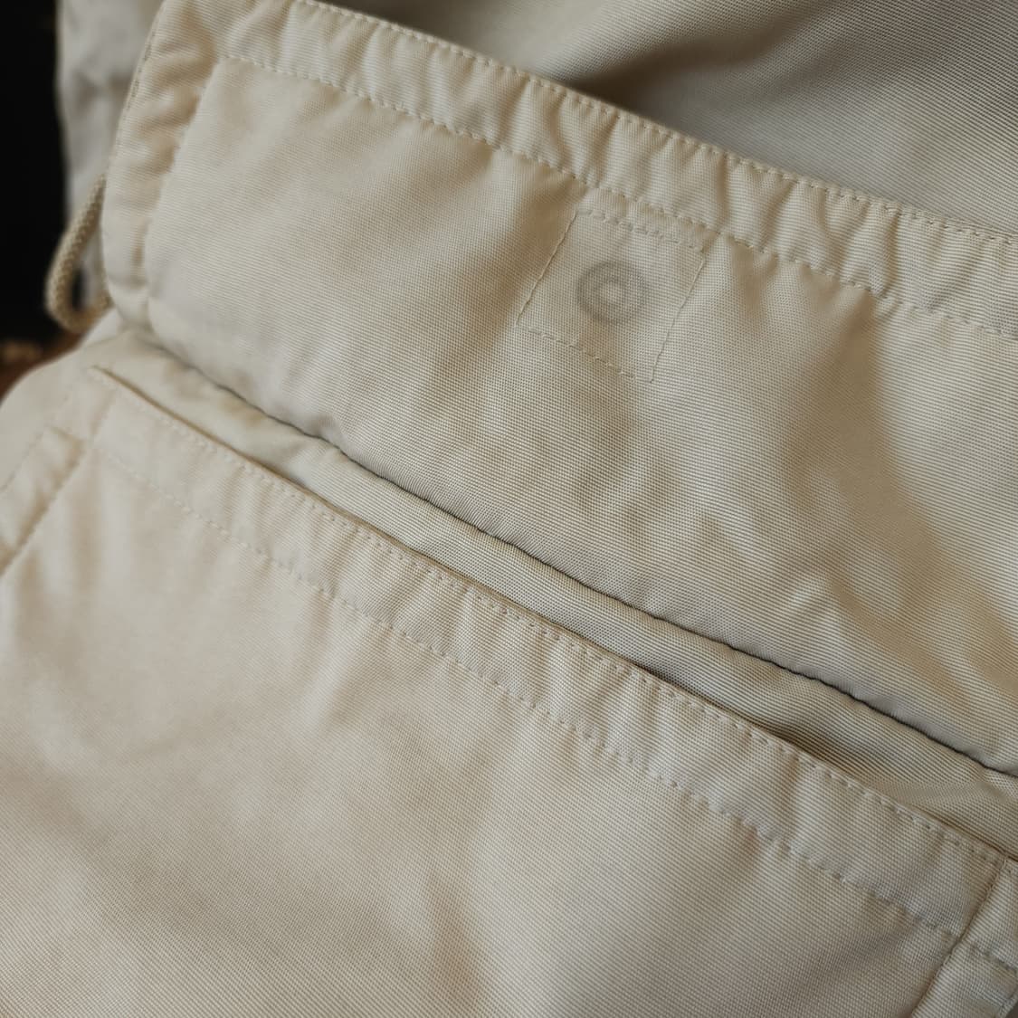 90s 에르메스 더플코트 캐시미어 라이닝 아이보리 코트 48 상품이미지9