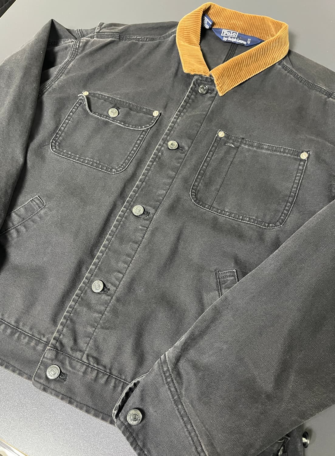 폴로 덩가리 자켓 블랙 90s 상품이미지2