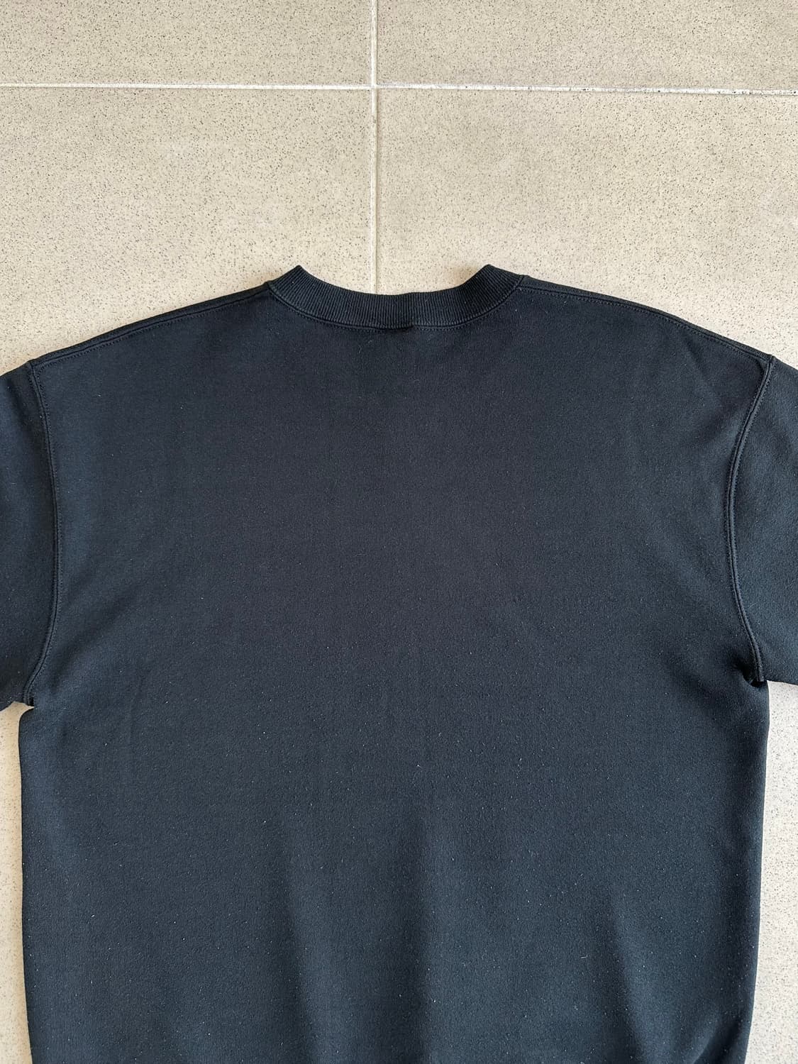 90s 빈티지 러셀 스웻셔츠 블랙 L USA 상품이미지5