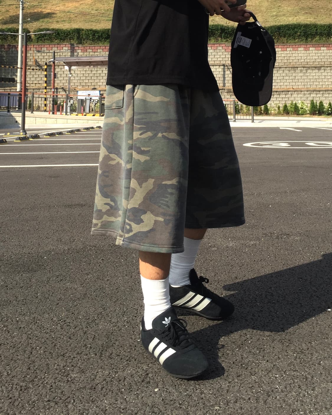 (새상품) 카모 밀리터리 버뮤다 팬츠 상품이미지2