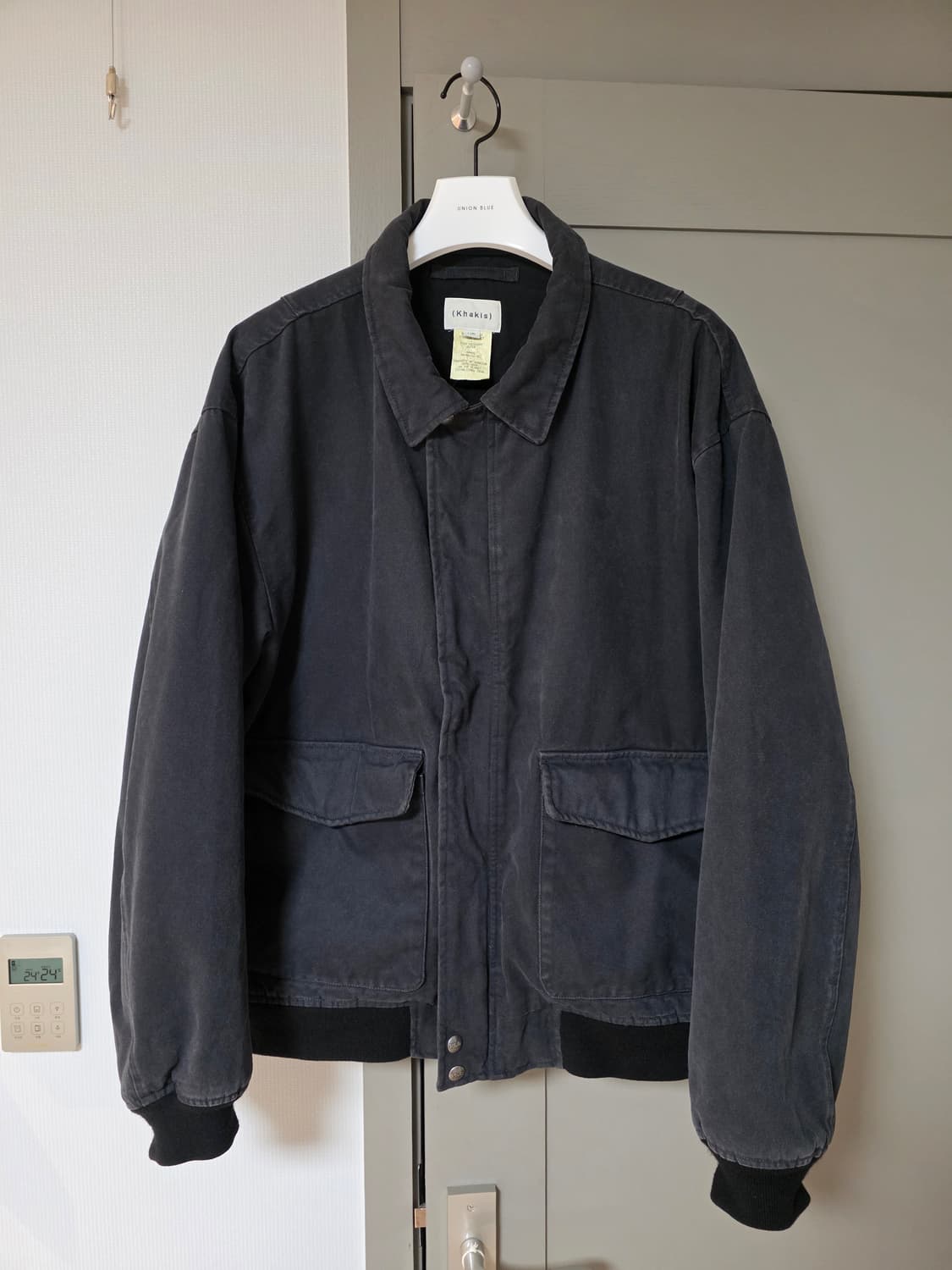 카키스 스테이션 자켓 블랙 L(3) 사이즈 24fw 상품이미지1