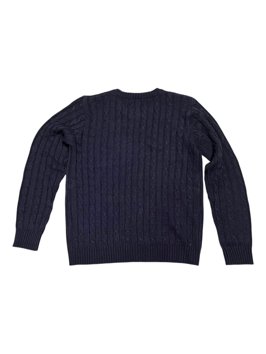 꽈배기 니트 네이비 상품이미지4