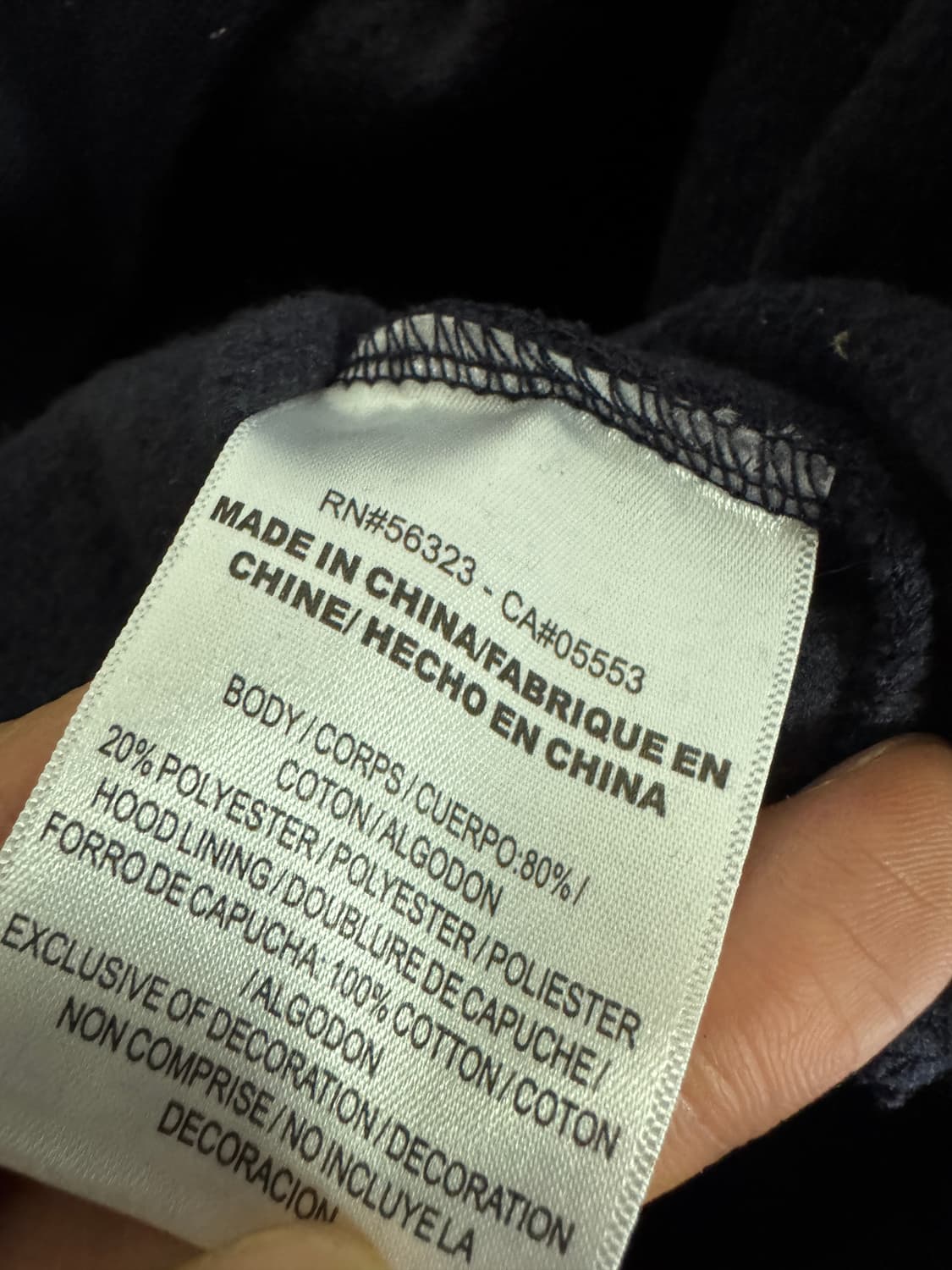 나이키 Nike 기모 후드티 네이비 상품이미지4