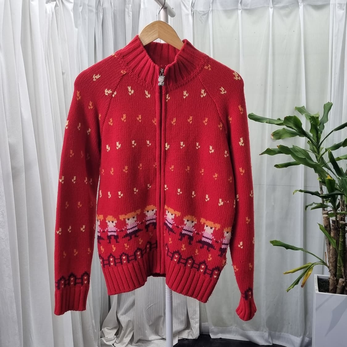 Shamines 샤미네스 울 니트 집업 가디건 1853 상품이미지2