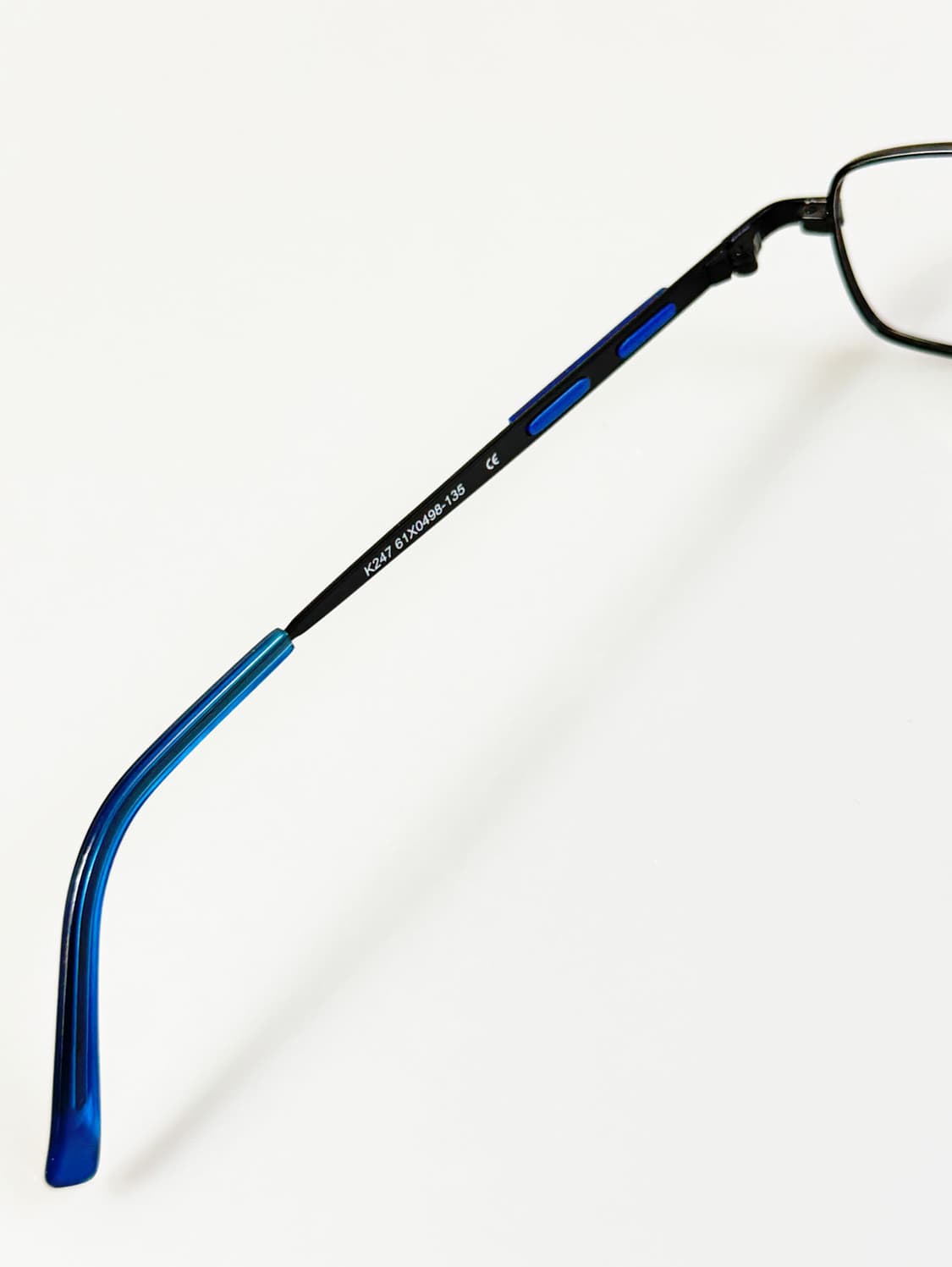 90s KIPLING 블랙 슬림 스퀘어 프레임 빈티지 안경 상품이미지7