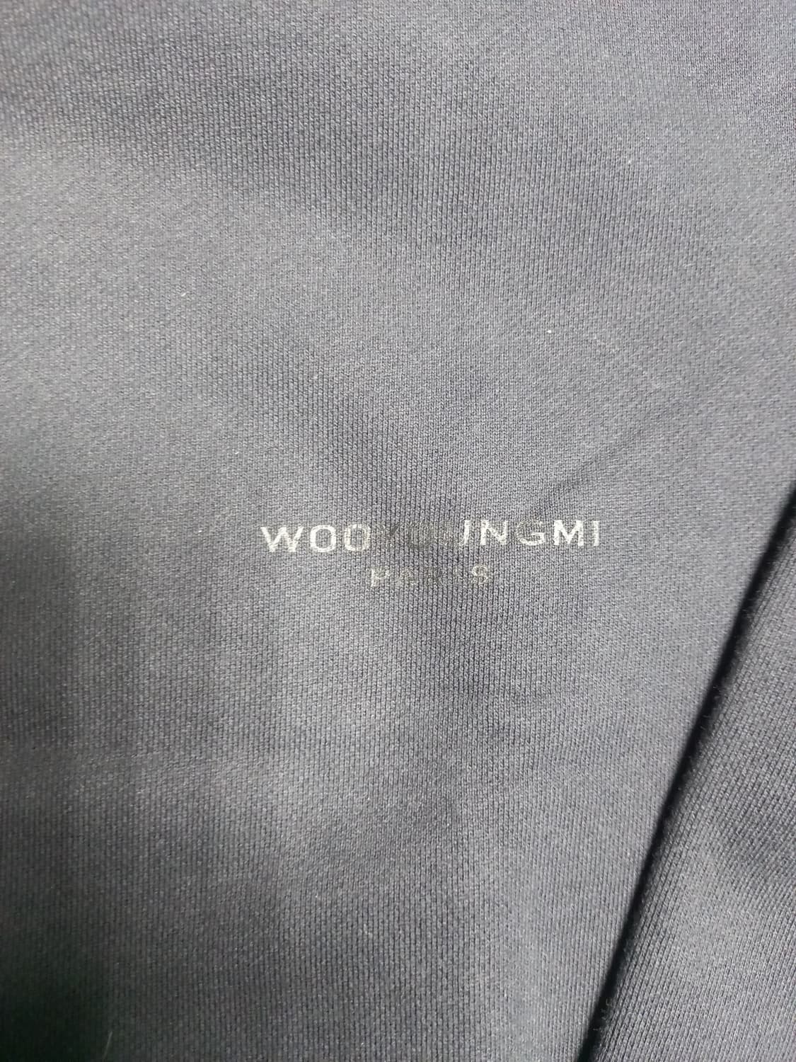 우영미 시그니처 맨투맨티  블랙 44(실용105~110) 상품이미지2