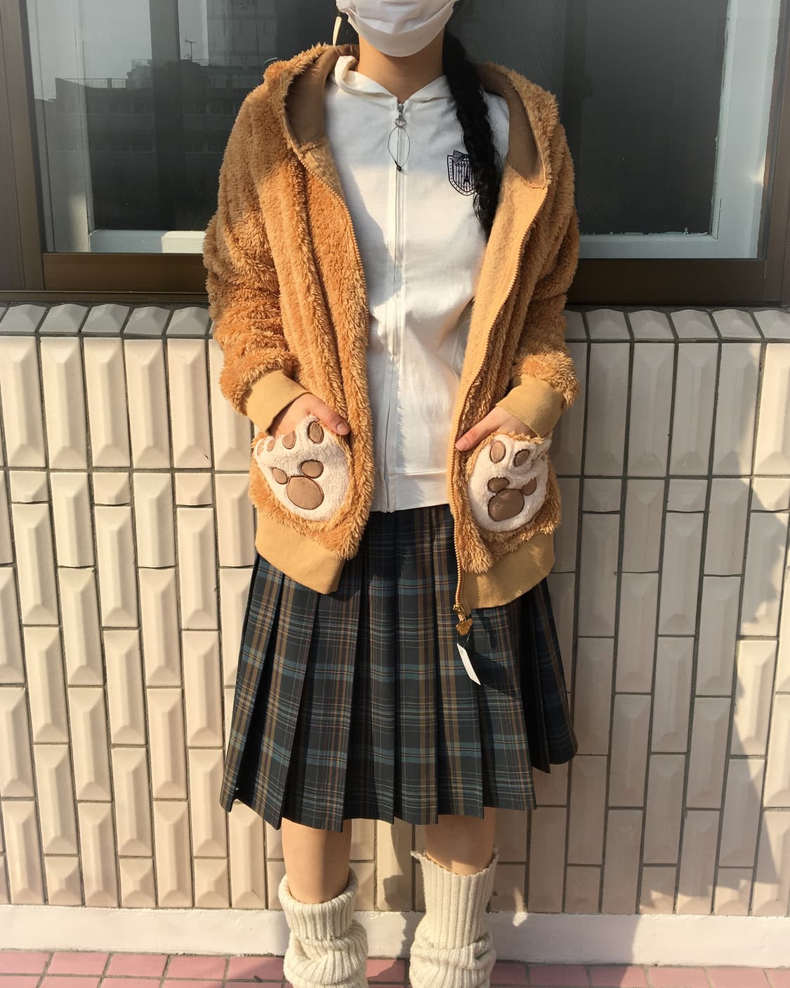 Disney bear hood zip up 상품이미지7