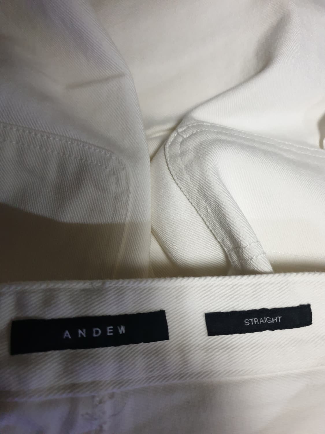 ANDEW 카펜터 더블리 스트레이트 크림진 (31) 상품이미지3