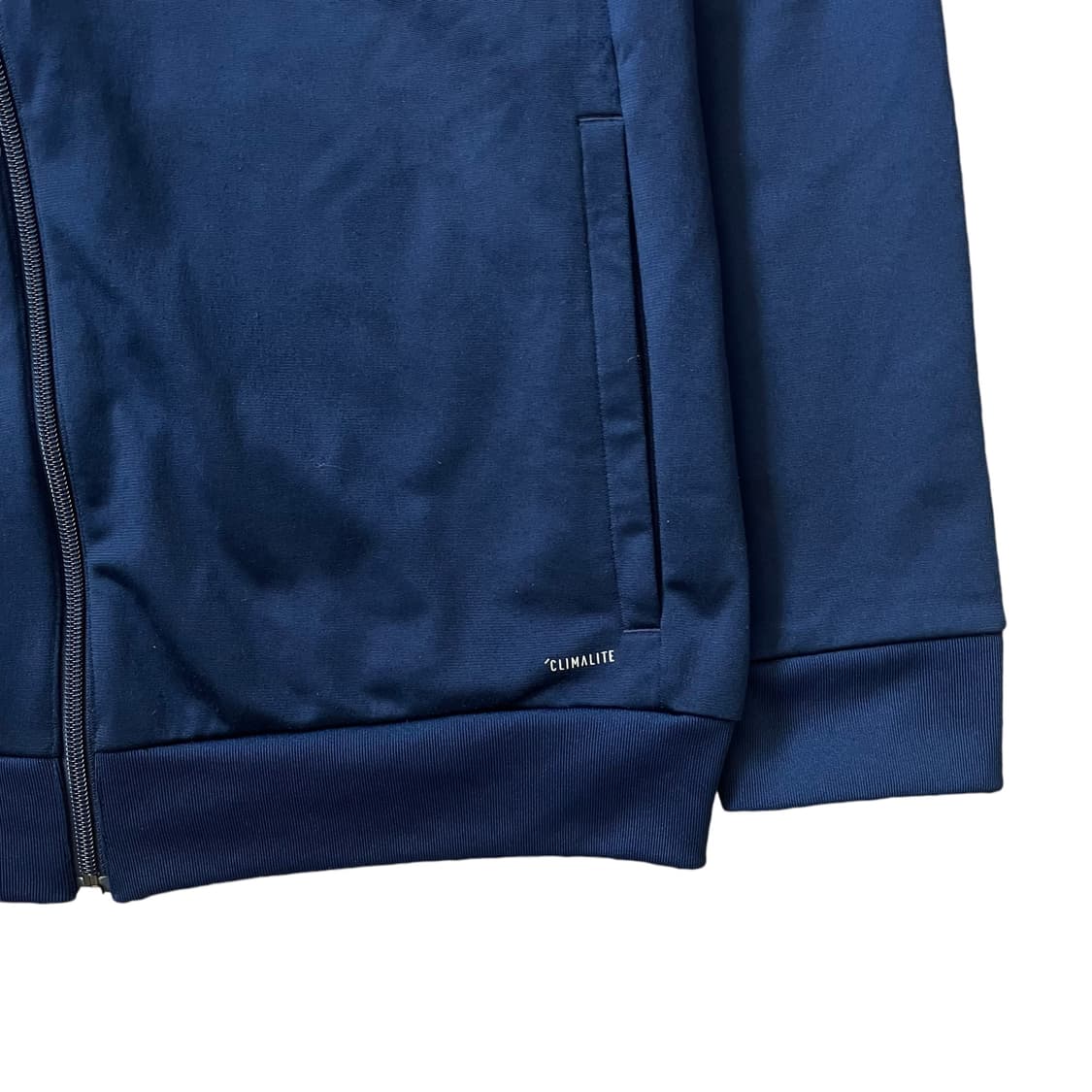 아디다스 네이비 안감기모 져지 트랙탑 자켓 M 상품이미지4