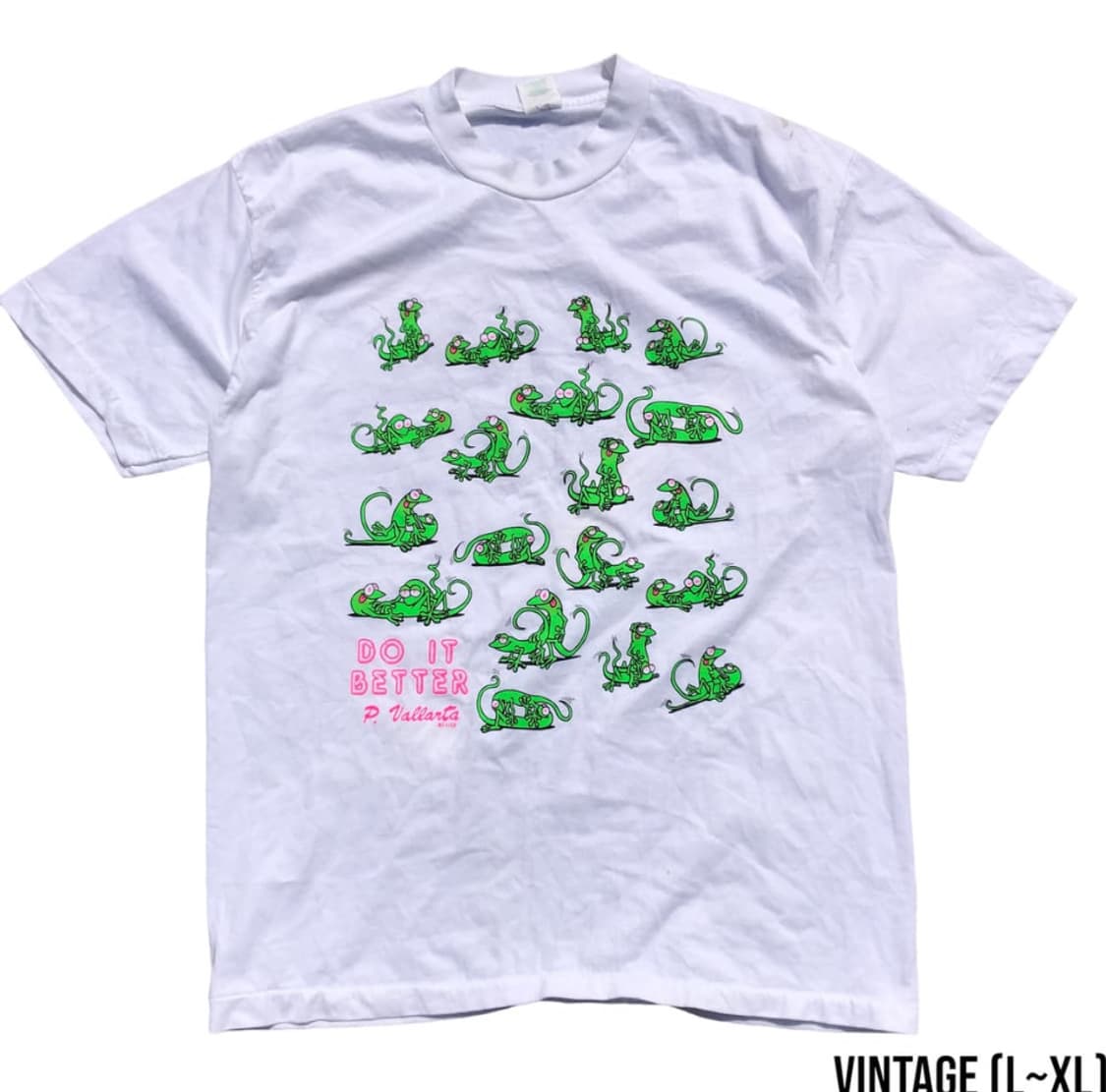 빈티지 카마수트라 파충류 반팔 상품이미지1