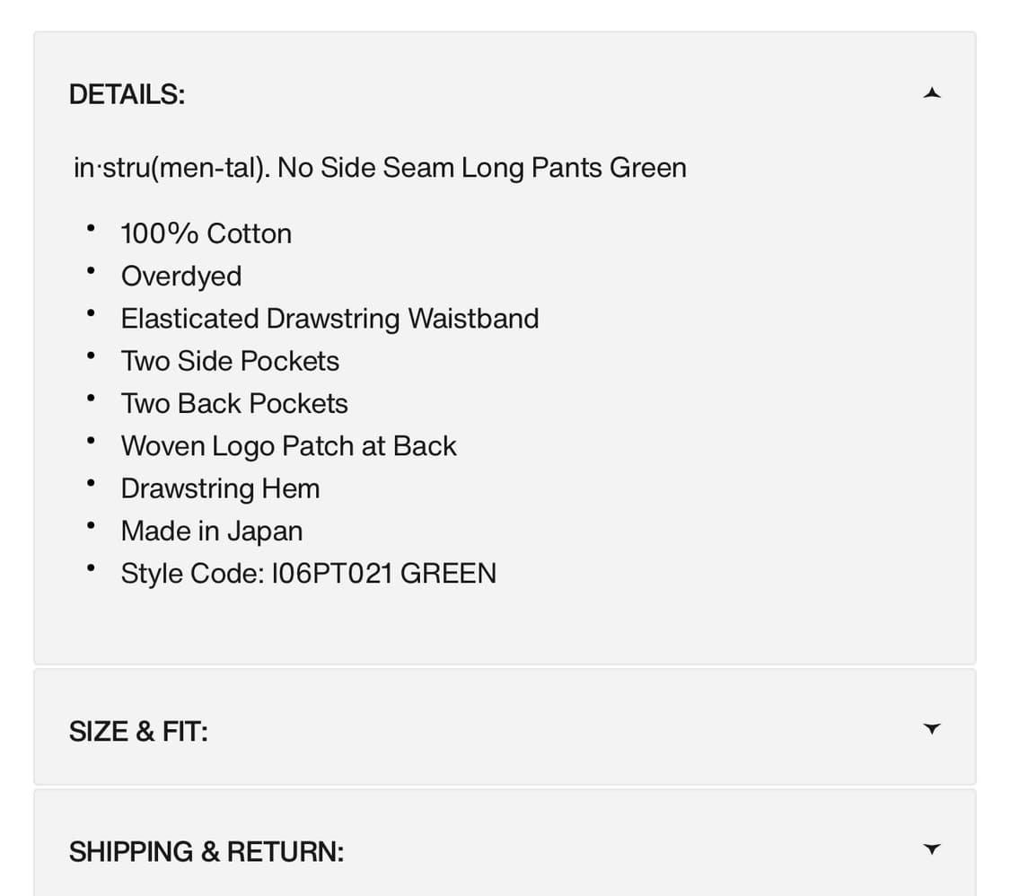 미하라야스히로 인스트루멘탈 팬츠 46 상품이미지8