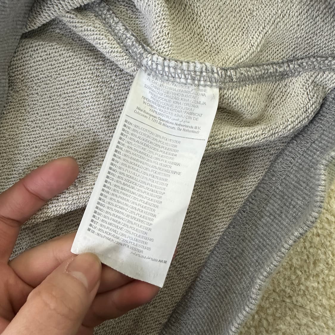 L 나이키 그레이 맨투맨 0319D 상품이미지3