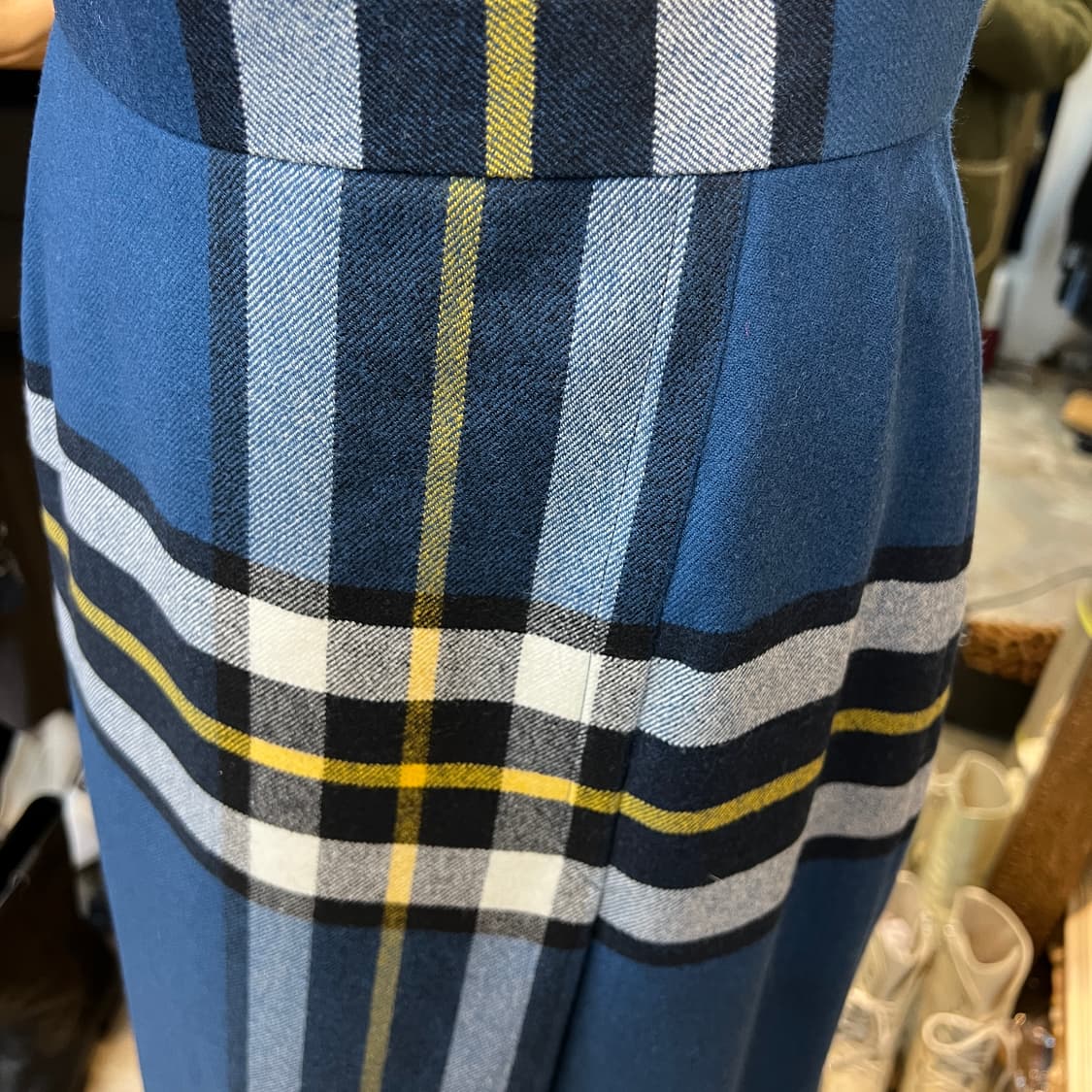 York land 체크 울 스커트 상품이미지9