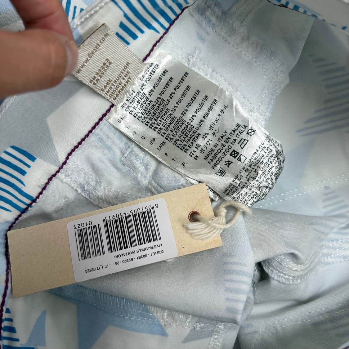 디젤 스타 패턴 디자인 팬츠 상품이미지8