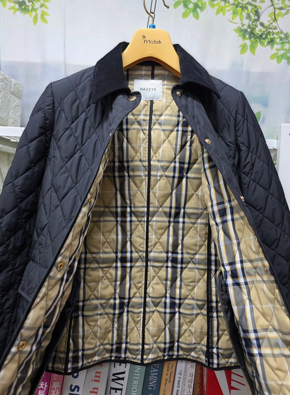 헤지스 여성퀼팅점퍼 55 간절기 봄가을 경량 누빔자켓 AD49 상품이미지5