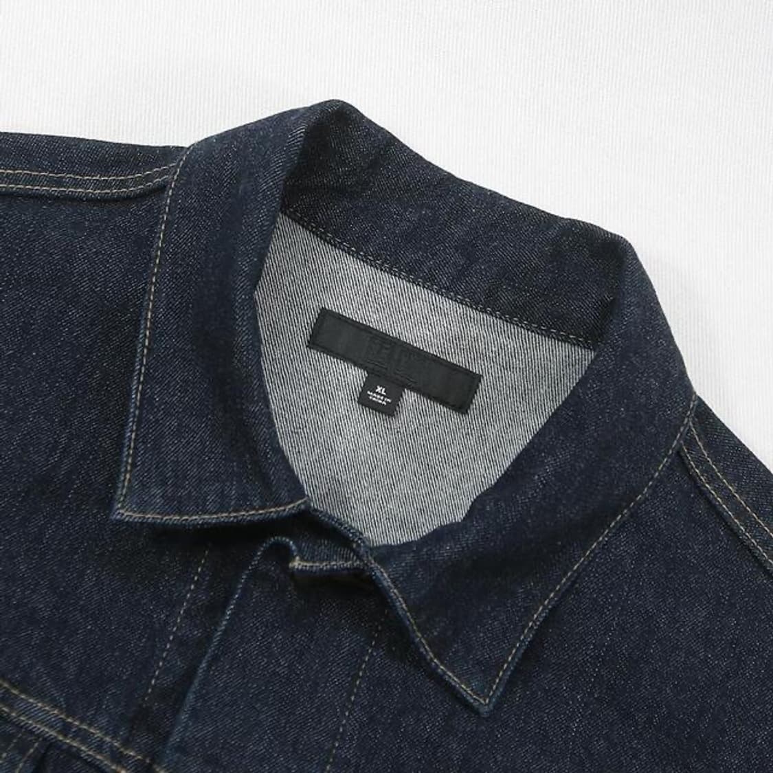 (착용컷) 유니클로 데님 트러커 자켓 (남성용 XL) 상품이미지6