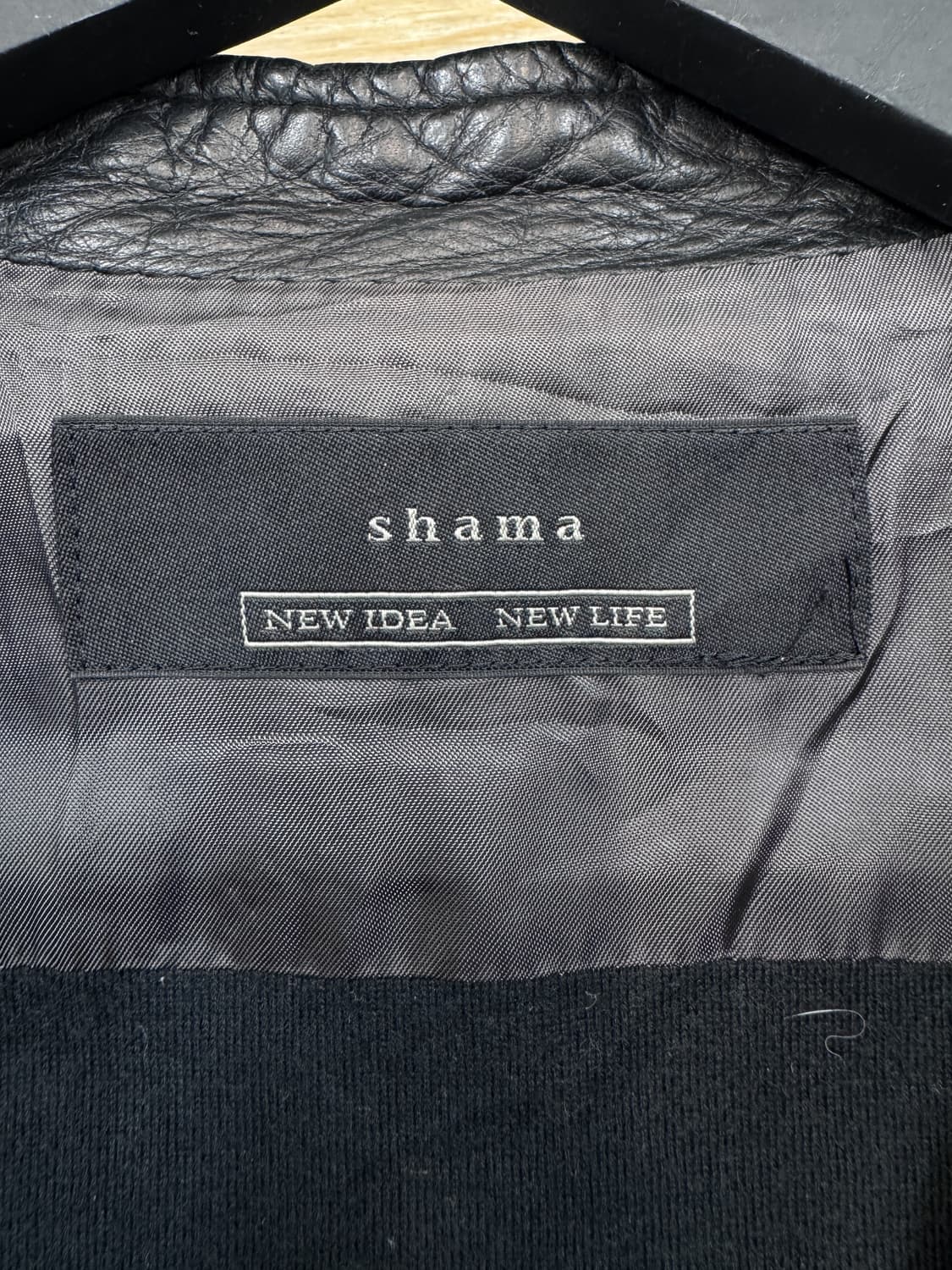 샤마 카우 레더 바이커 자켓 상품이미지5