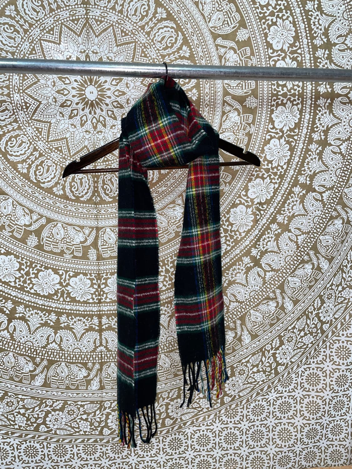 빈티지 체크 머플러  상품이미지3