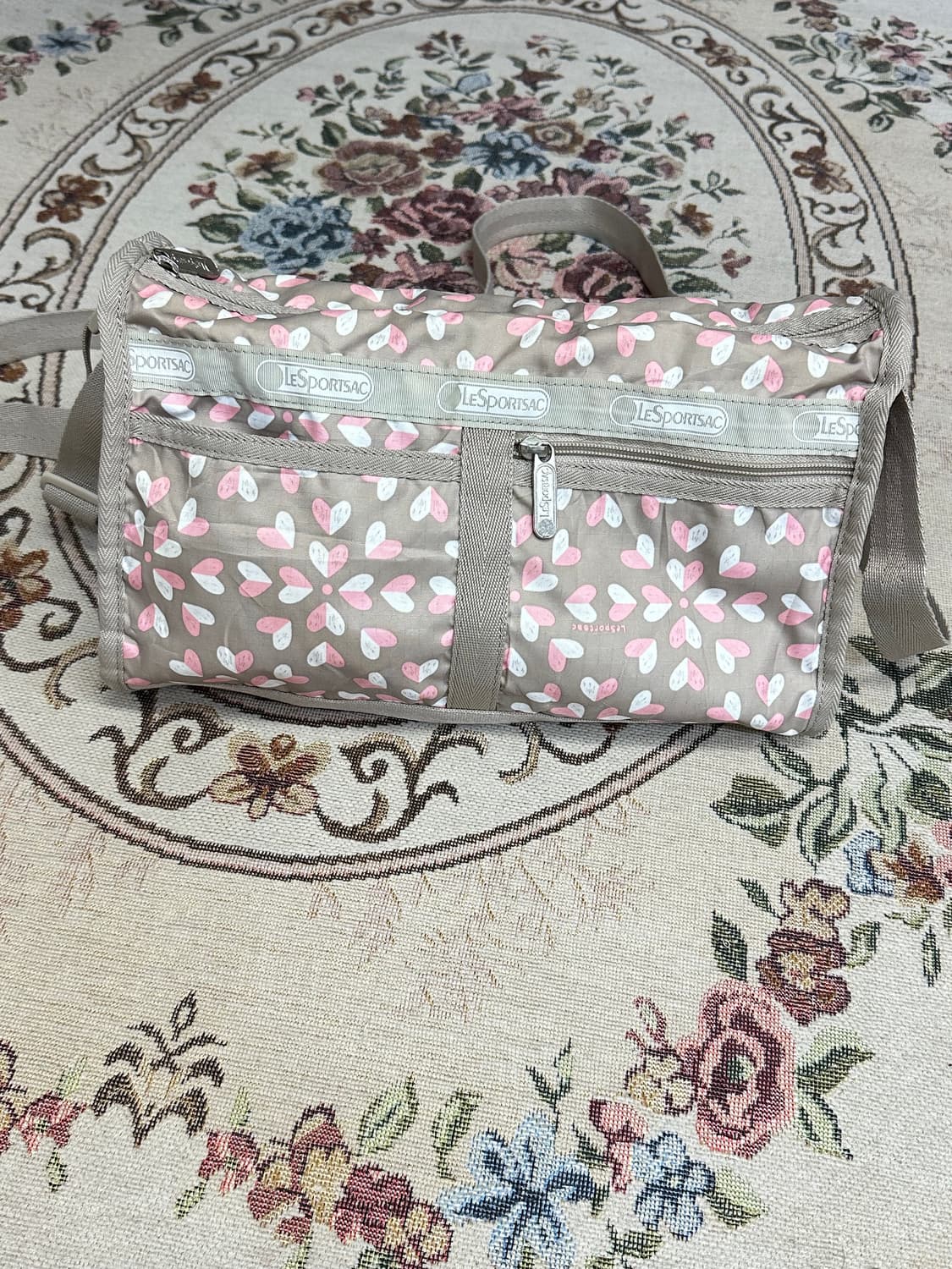 희귀매물 LeSportsac 레스포삭 하트 패턴 크로스 바디백 크로스백 상품이미지1