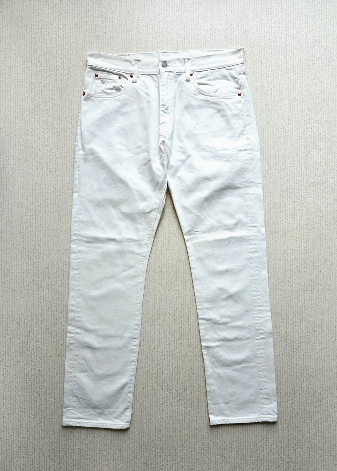 더블알엘 에크루 화이트 팬츠  상품이미지2