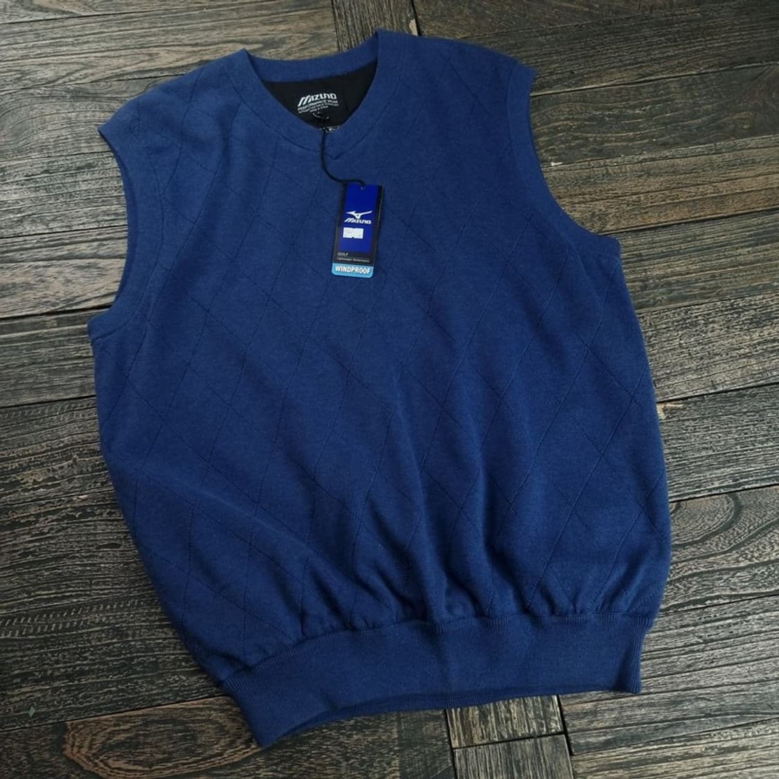 [미즈노 ](새상품) 빈티지 브이넥 니트 베스트 조끼 M18823 상품이미지1