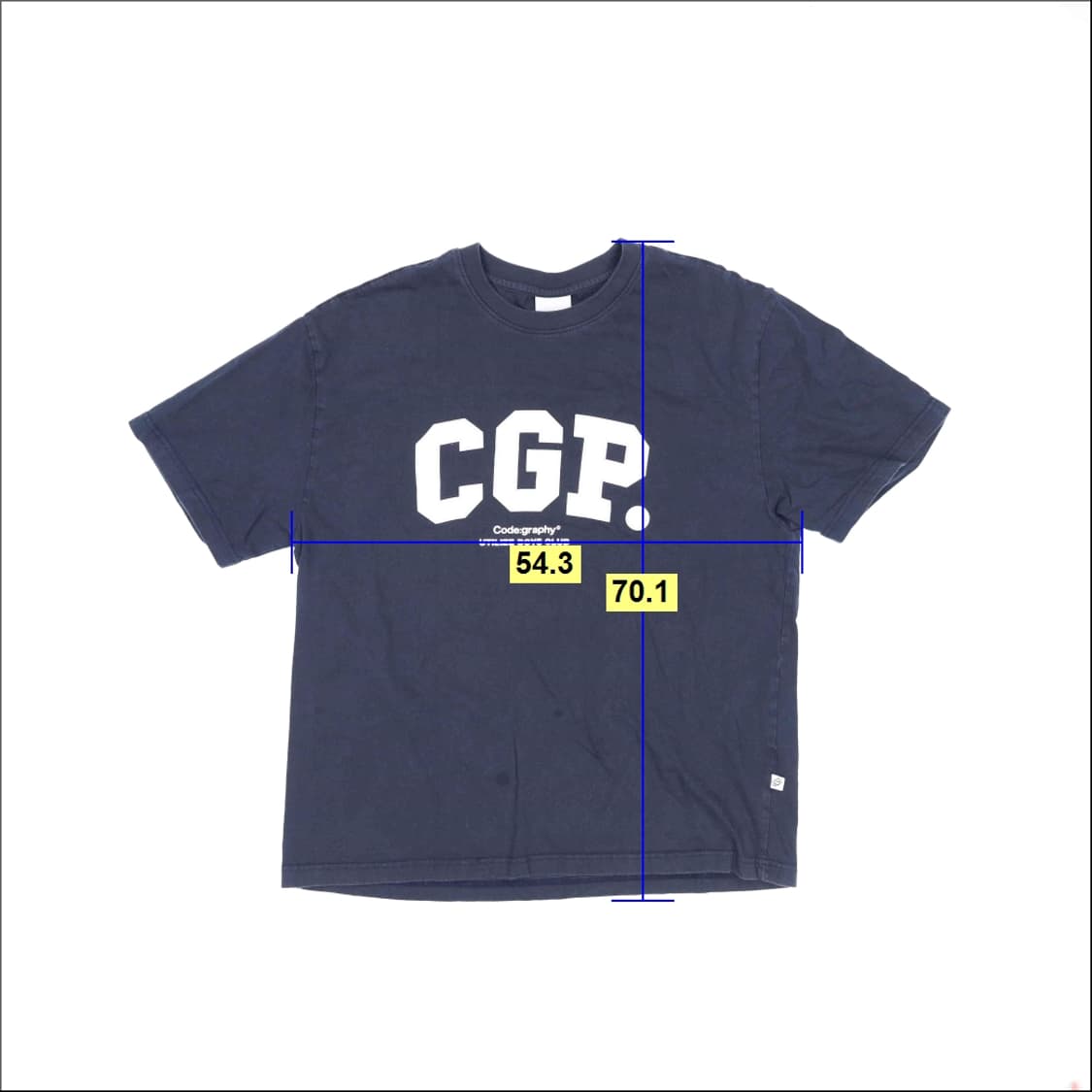 XL 코드그라피 레터링 반팔티 0316H1 상품이미지6