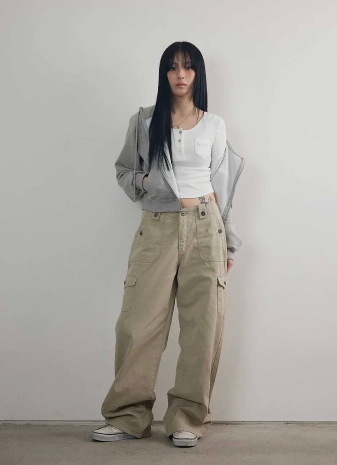 애즈온 JED cargo pants 베이지 s 상품이미지1