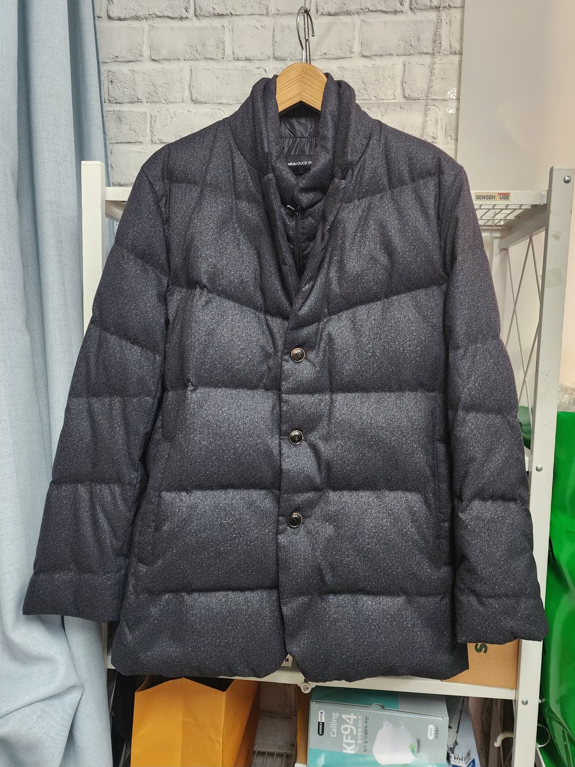 지오지아 남성 패딩자켓 슬림110 퀼팅 덕다운자켓 XD53 상품이미지1