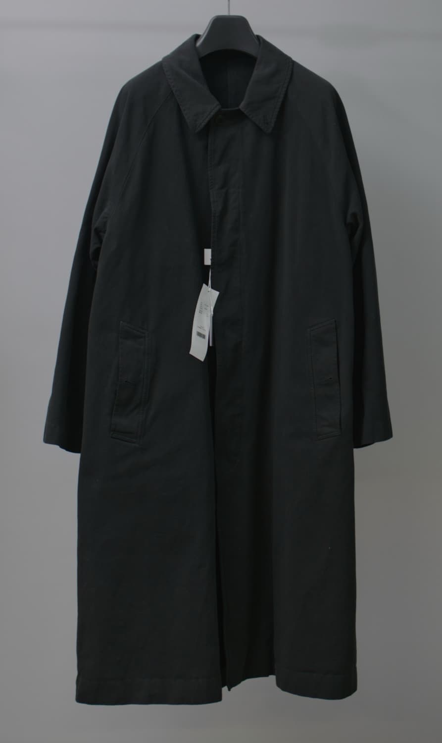 코모리 가먼트다이 발칼라 코트 블랙 3 상품이미지1