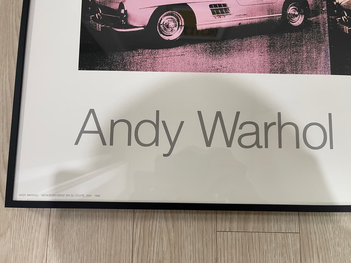 메르세데스 벤츠 x 앤디워홀 아트 포스터 AD1986 BENZ 300 상품이미지2