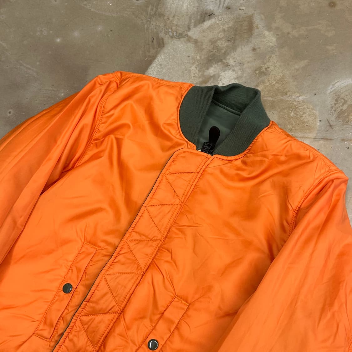 S 알파인더스트리 리버시블 MA-1 항공 자켓 상품이미지4