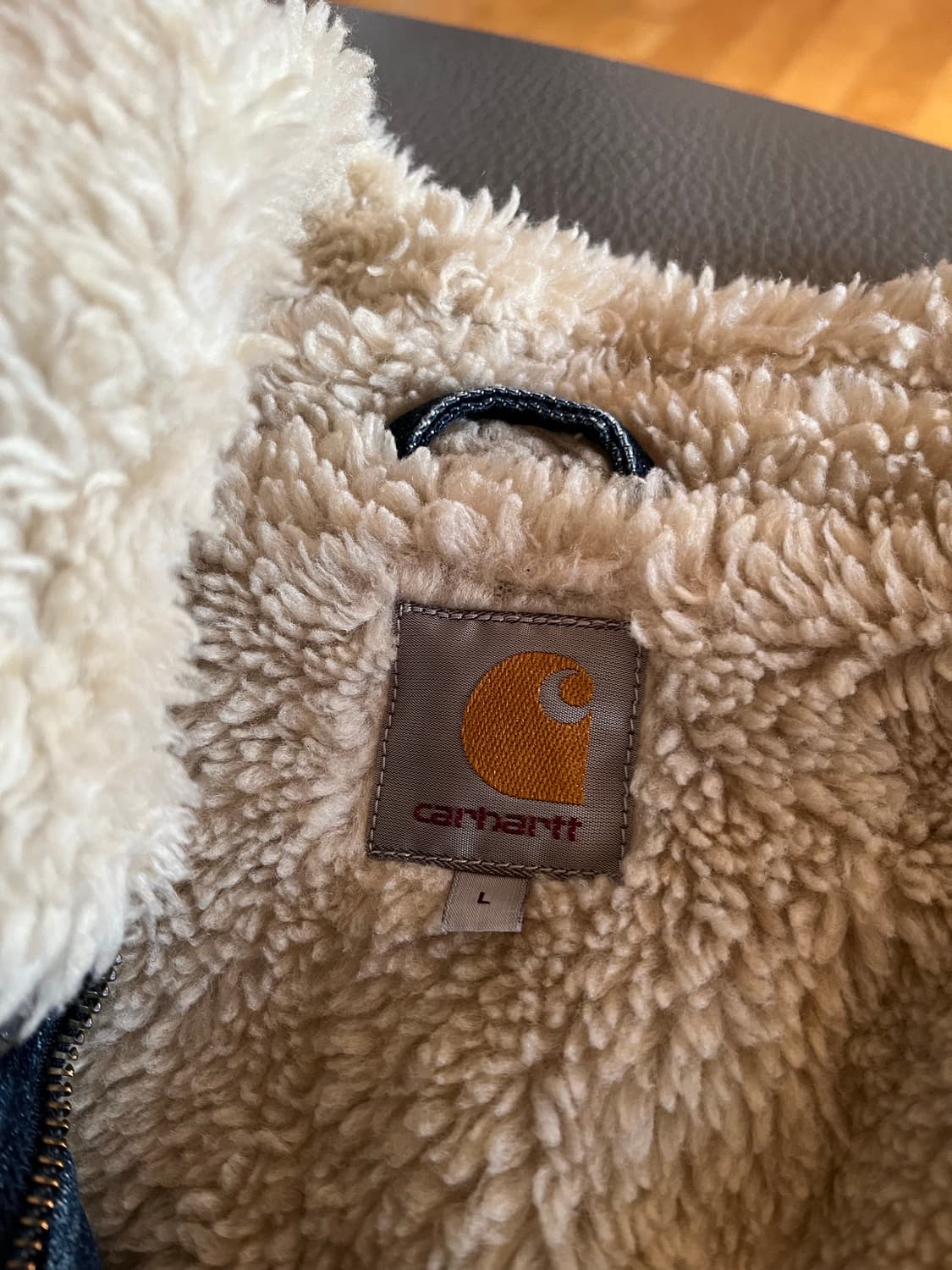 칼하트 양털 데님 워크 자켓 상품이미지4